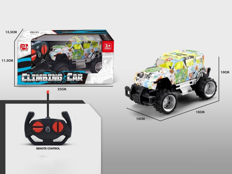 1:22 Graffiti Remote Control Cross Country Car
