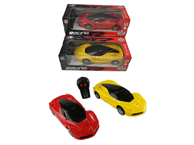 1:18 2-Channel Remote Control Ferrari Car With 3D Lights