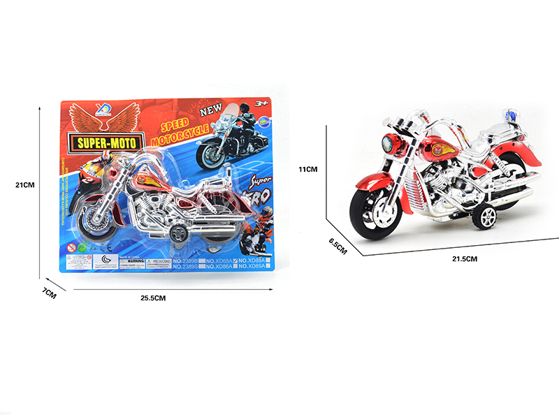 Pull Back Motorcycle Toy