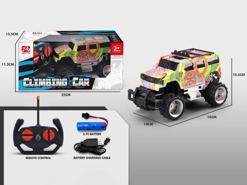 1:22 Graffiti Remote Control Cross Country Car