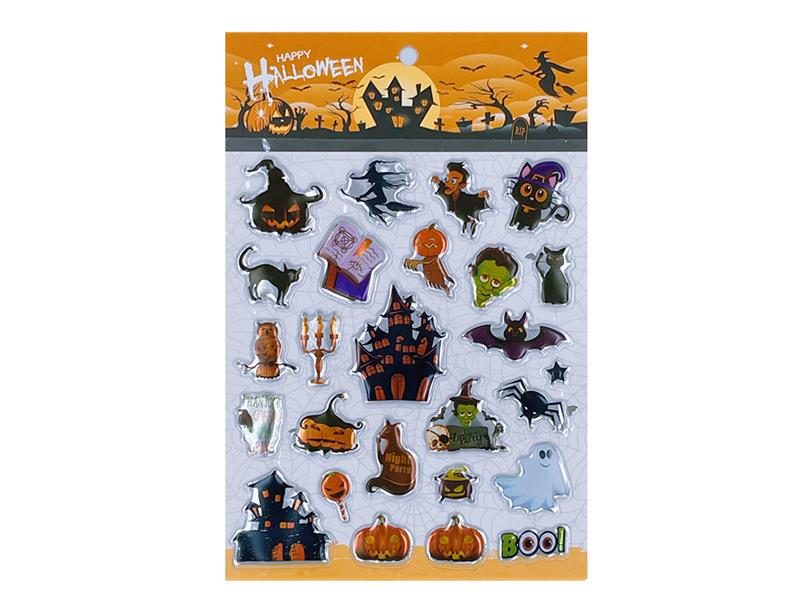 Large Size Halloween 3D Puffy Stickers