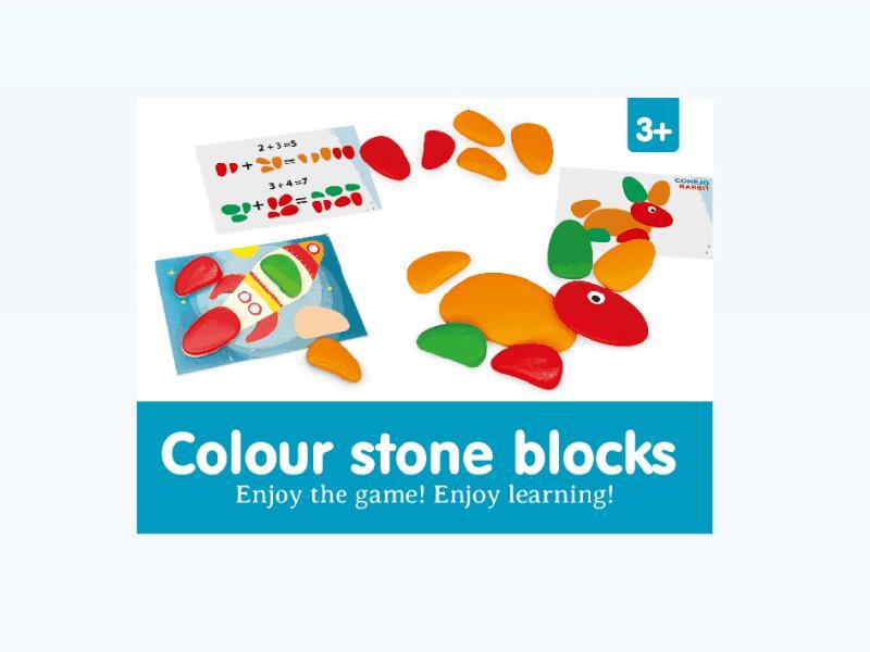 Colour Stone Blocks 32pcs