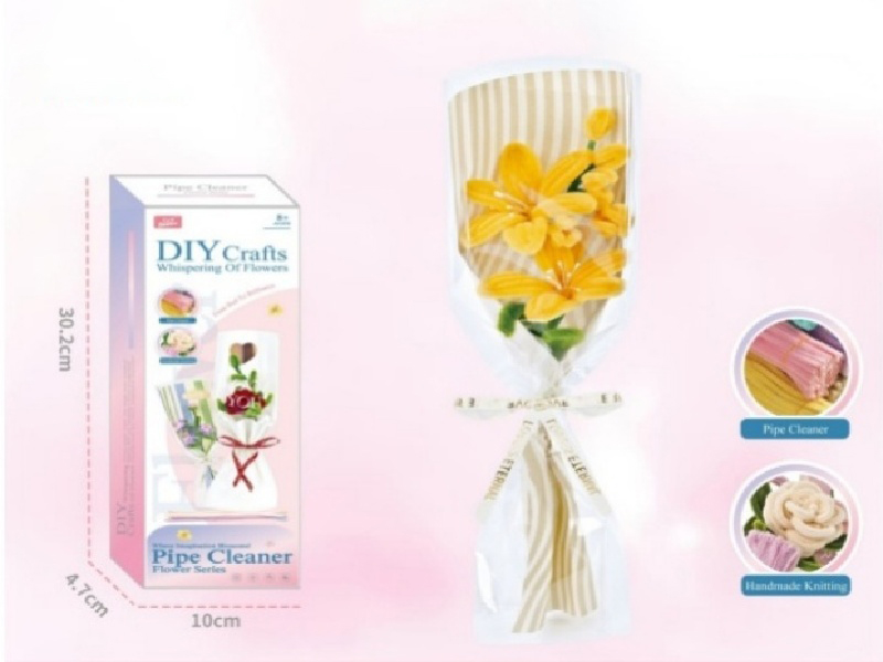 Warm Yellow Sunny Light Diy Twisty Stick Bouquet