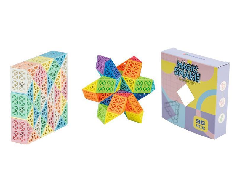 36pcs Hollow Rubik's Snake