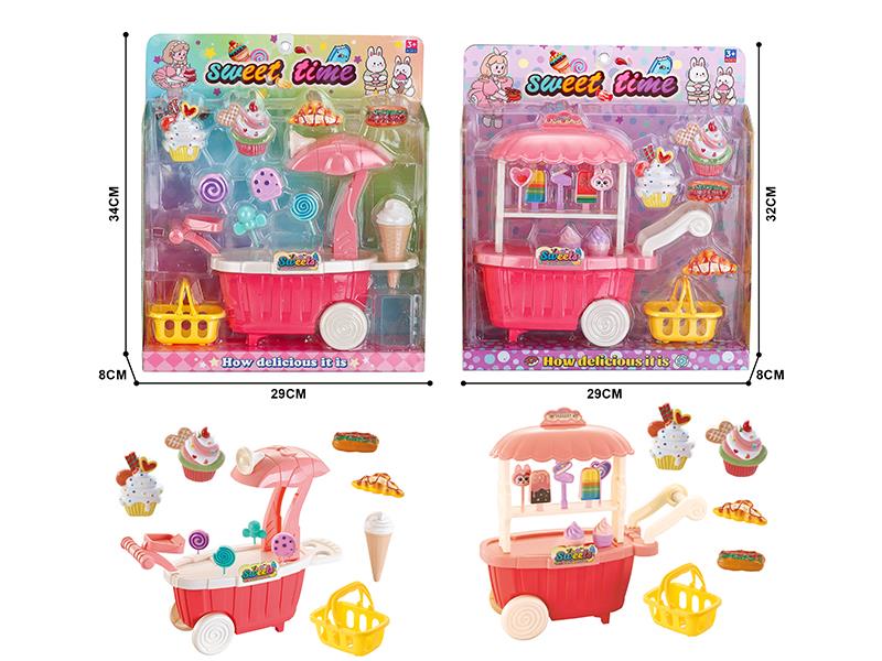 Dessert Ice Cream Cart Play House Toy