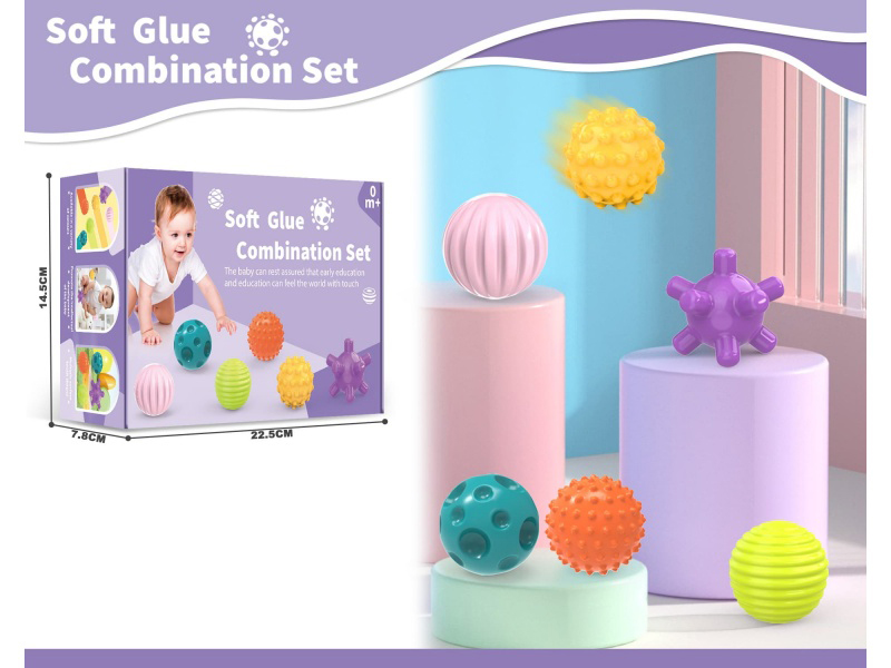 6-Piece Hand-Held Ball Set (Classic Style)