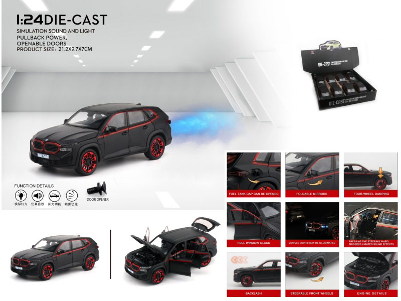 1:24 Bmw Xm Darth Vader Special Edition Spray (With Spray Bottle And 3 Aa Batteries)