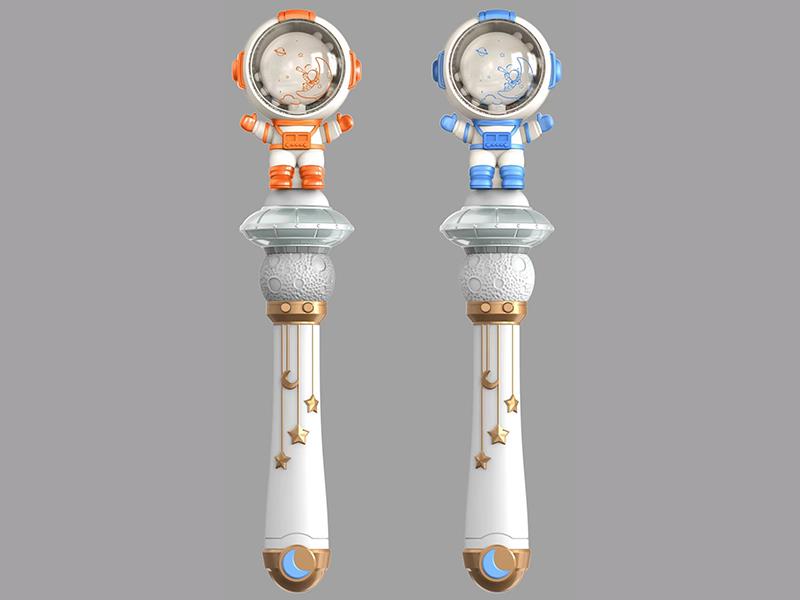Astronaut Rotating Ball Flash Stick With Sound, Dual Switch