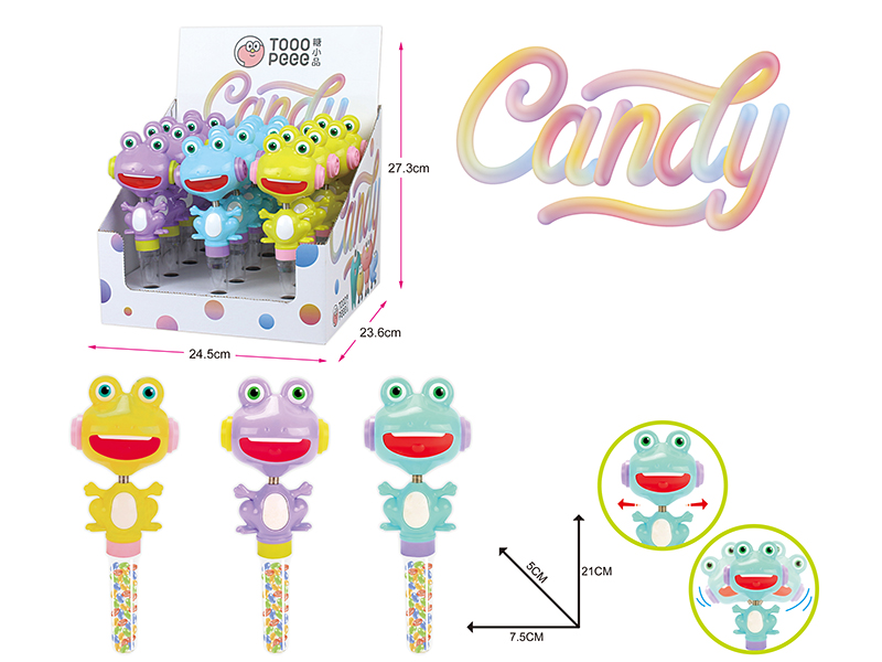 Frog Whistle Candy Toys 12pcs