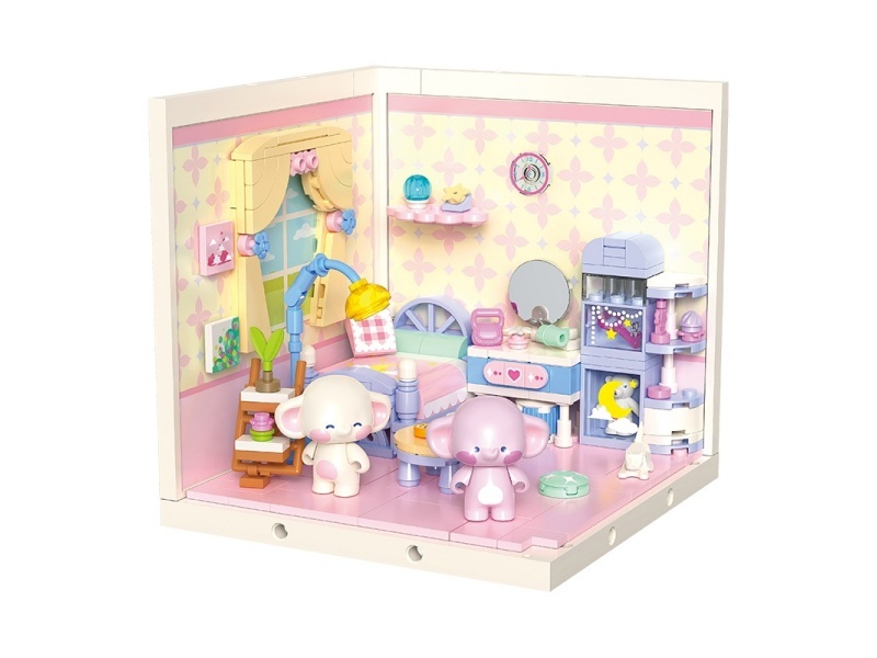 Building Blocks: Qiqi President'S Sweet Dream Bedroom