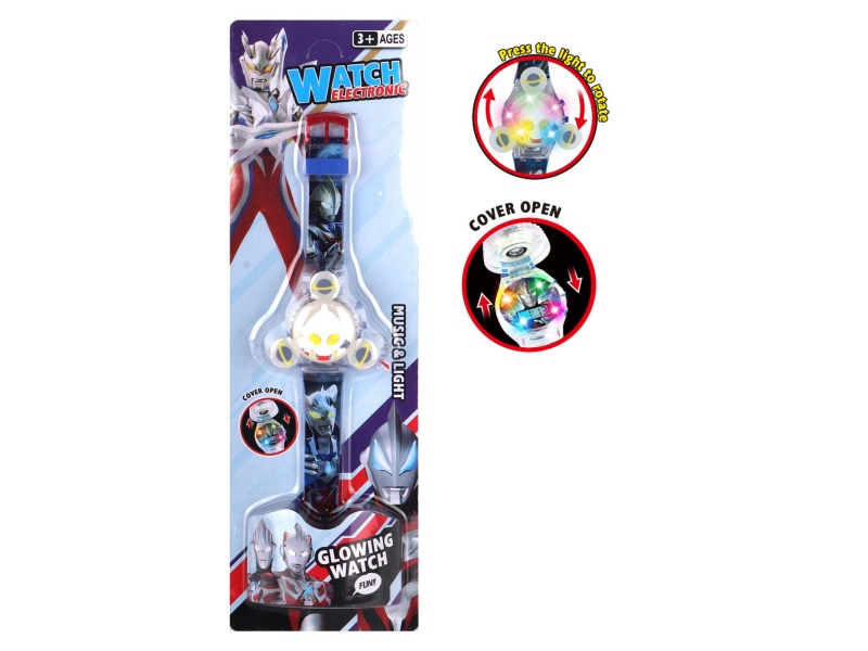 Three-Head Ott Rotating Light Music Watch