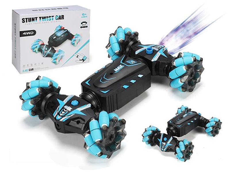 R/C Stunt Twist Car Whith Spray Music Light