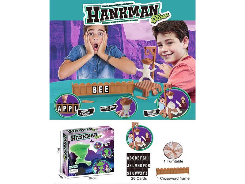 Luminous English Version Gallows Word Guessing Game Tabletop Toy