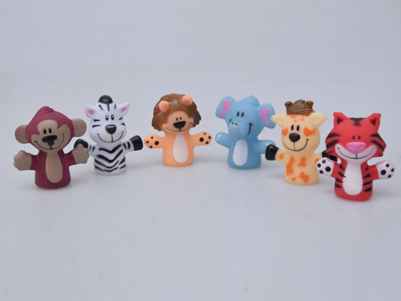 Forest Animals Vinyl Finger Puppets