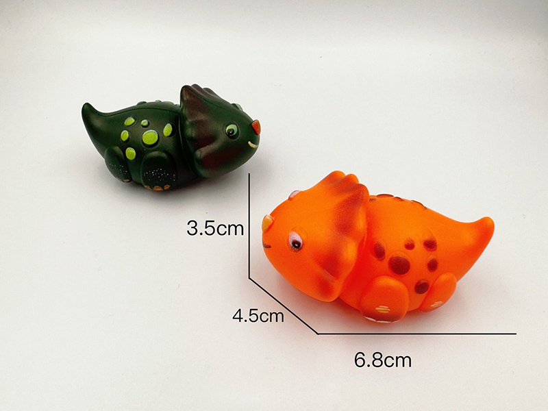 Friction Single-Wheel Cartoon Dinosaur Series - Triceratops