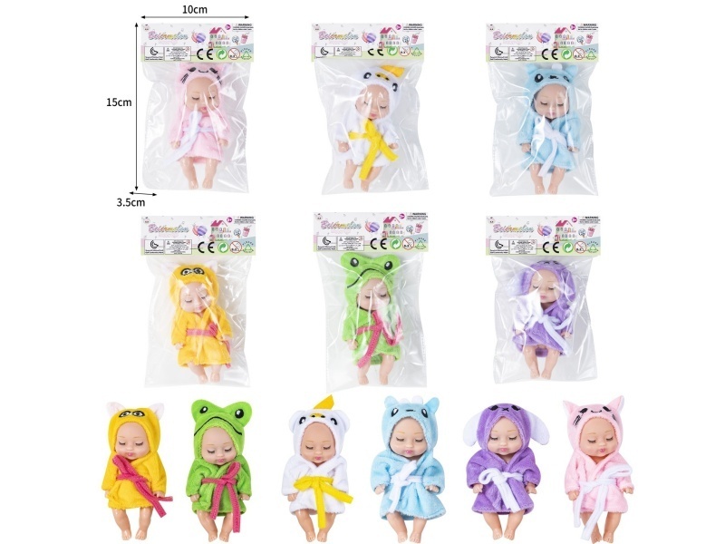4-Inch Full-Body Sleeping Doll