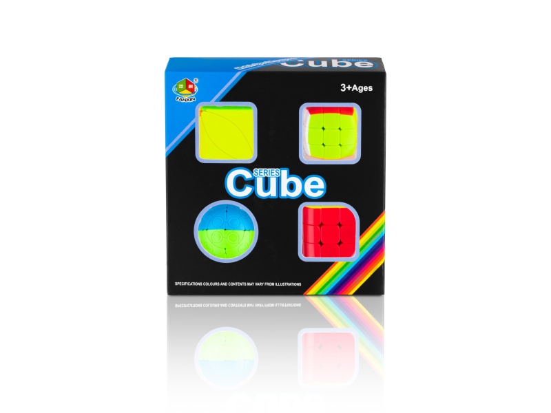 Magic Cube Keychain 4pcs