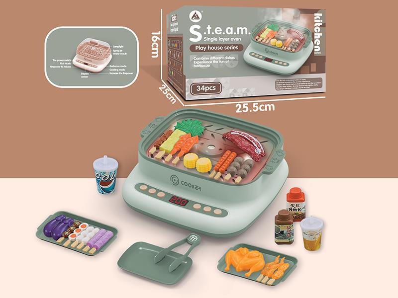 Single Layer Oven With Light And Music,Spray