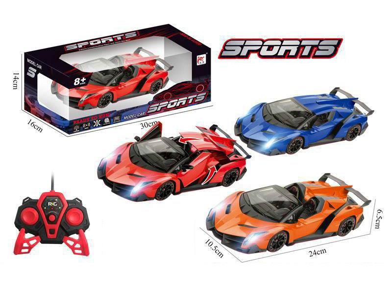 27Mhz 5-Channel Remote Control One Key Door Opening Simulation Car(Not Including Batteries)