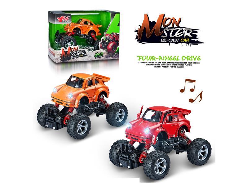 1:36 Q Version Alloy Pull Back Simulation Climbing Wheel