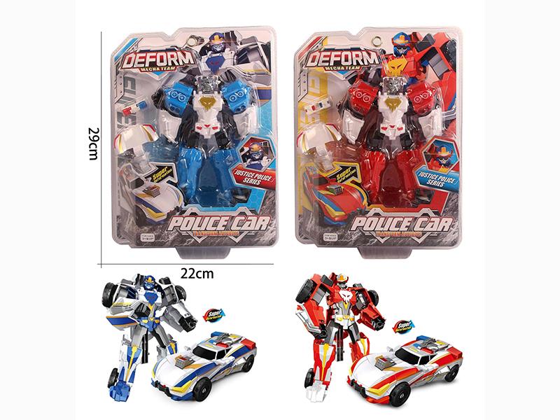 Transformation Police Car Robot Toy