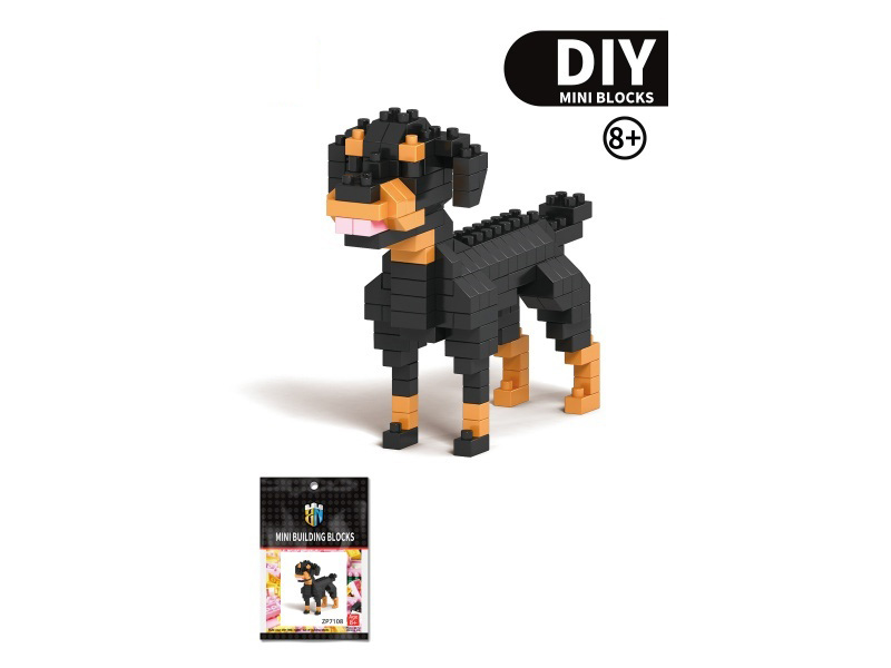 Ronald Dog Building Block Animal Series 166 PCS