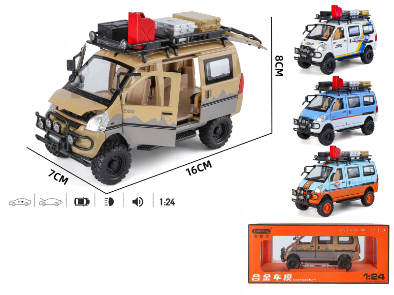 1:24 Van Off-Road Version Alloy Car