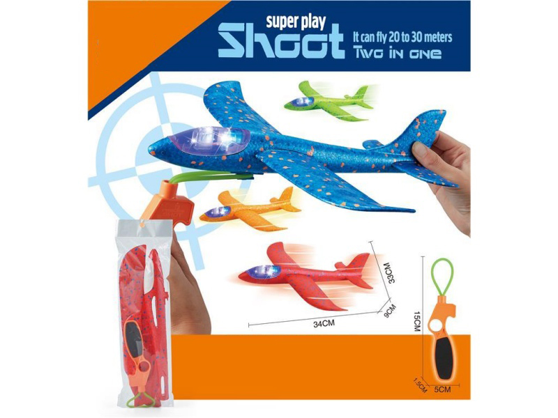 Catapult Aircraft (Slingshot + Small Aircraft With Light)