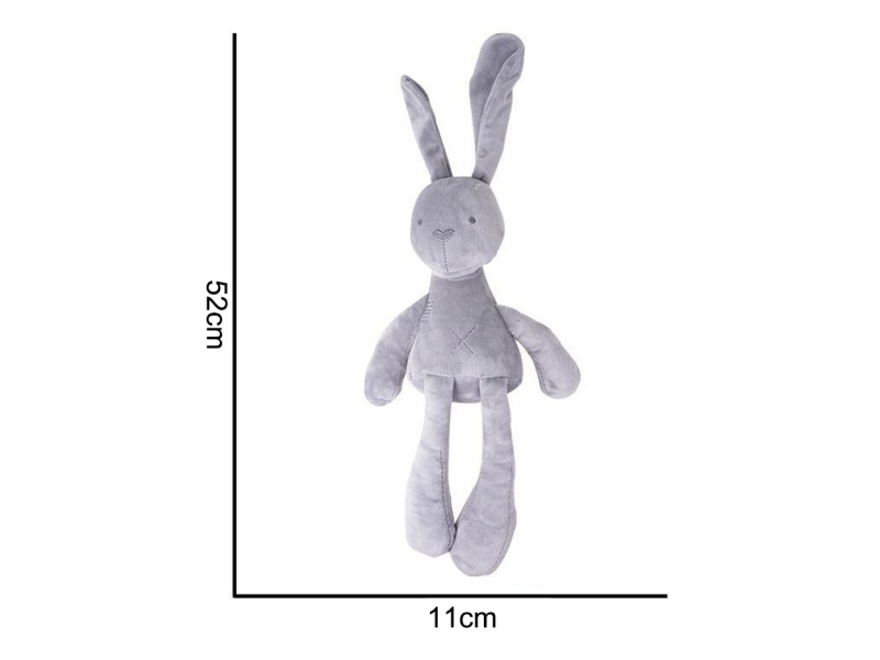 Plush High-End Dark Grey Rabbit