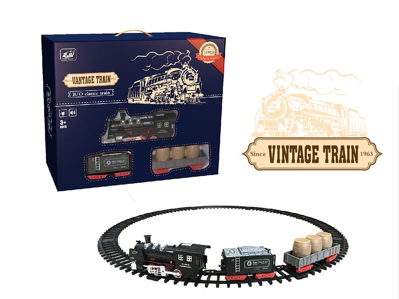 Retro Rail Train(Light + Sound)
