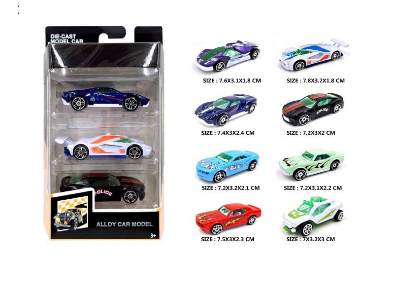 1:64 Alloy Vintage Cars In 3 Boxes