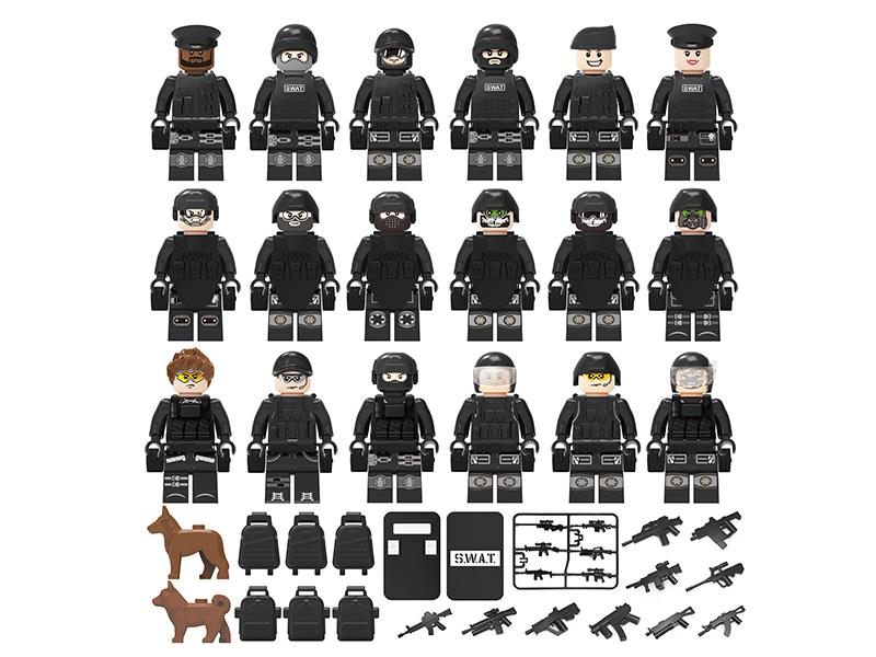 Special Policeman Building Blocks Figures Toys