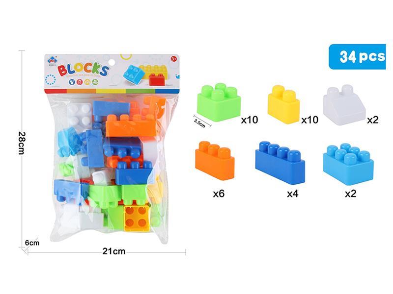 Puzzle Block  34PCS
