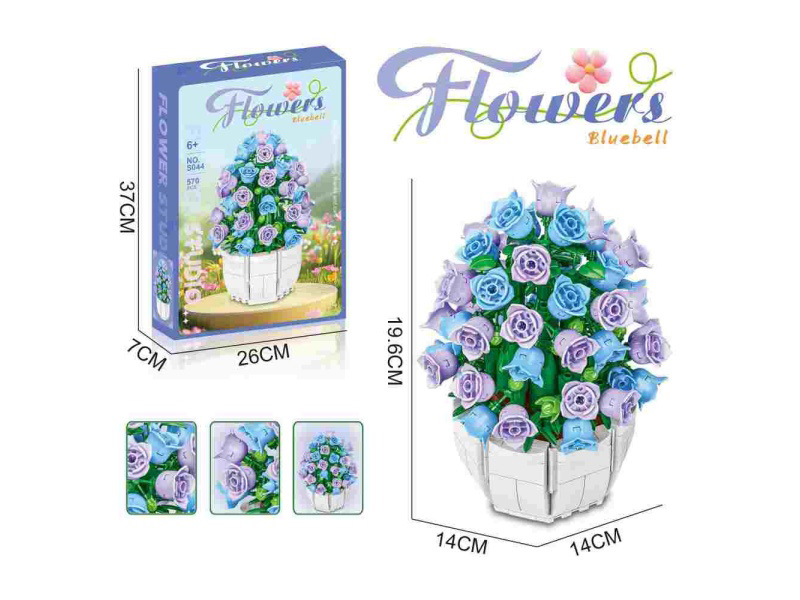 Jimu Fenglingcao 570Pcs- Flower Series