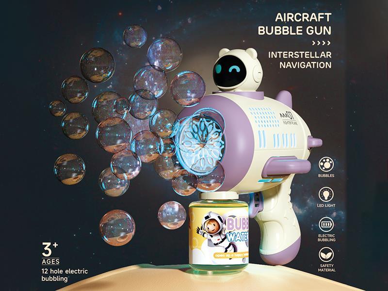 12 Holes Aircraft Bubble Gun