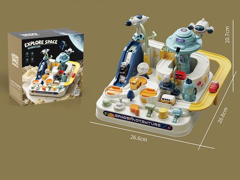 Space Themed Adventure With 4 Cars (6 Buttons)