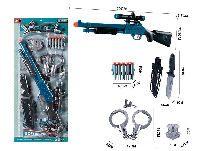 Police Soft Bullet Gun Set
