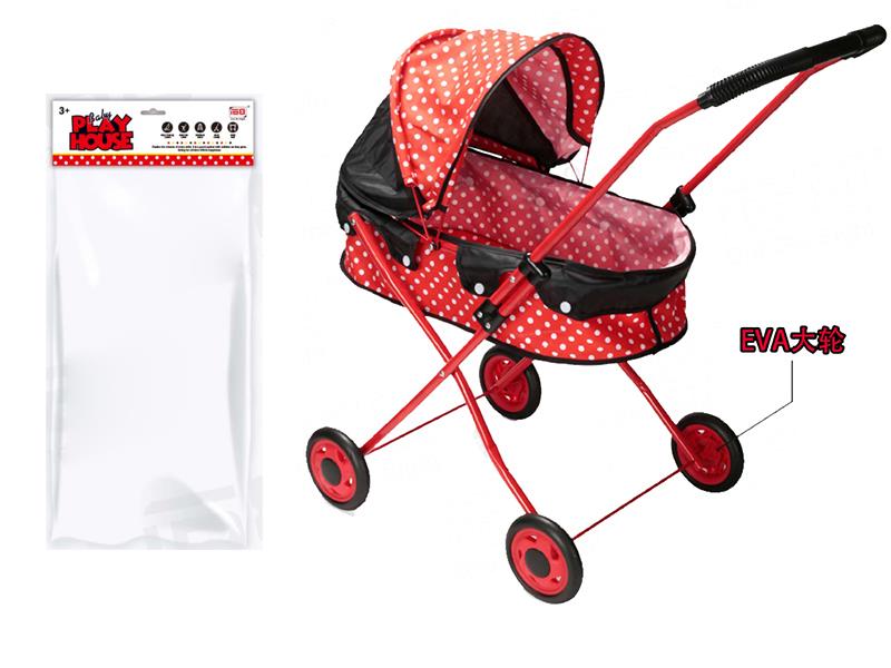 Play House Series - Baby Sunshade Stroller(Iron)EVA Wheel