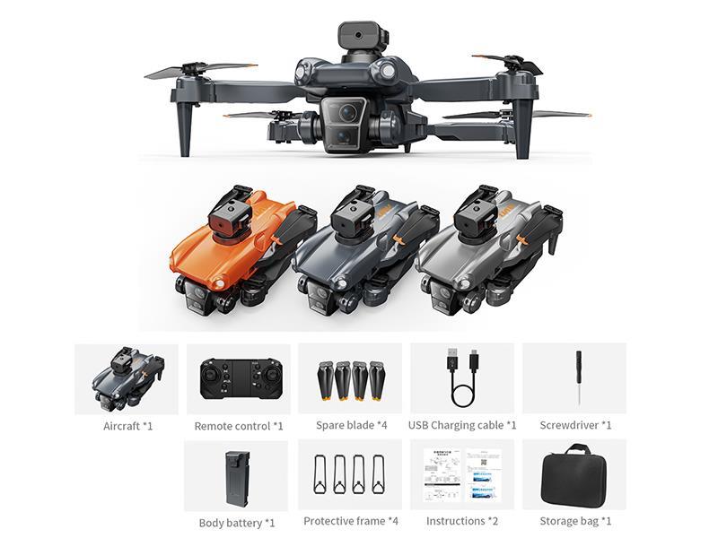 2.4G R/C Drone(HD Dual Camera + Optical Flow Positioning)