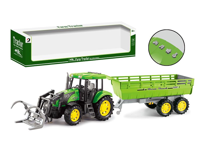 Friction Farm Tractor With Light And Music
