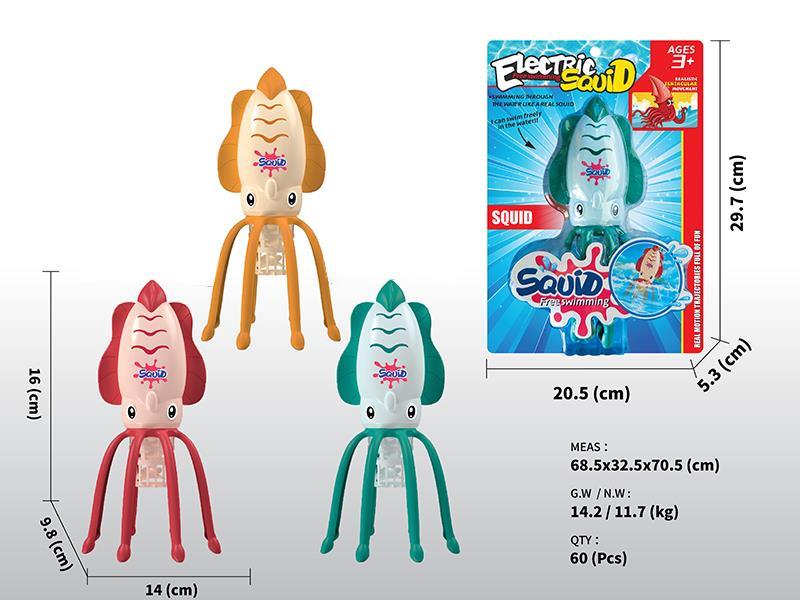 Electric Squid Toy Swimming Bath Toy