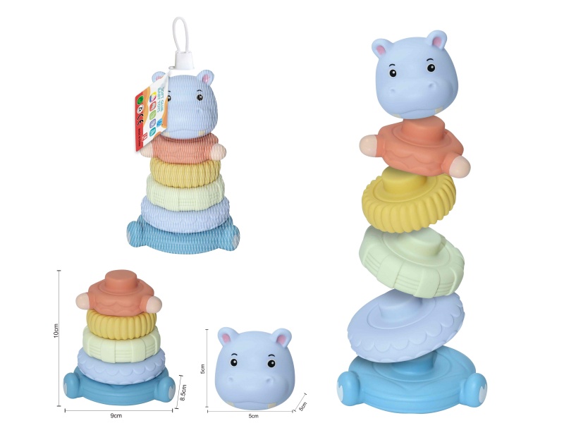 Soft Plastic Stacking Toy 6pcs