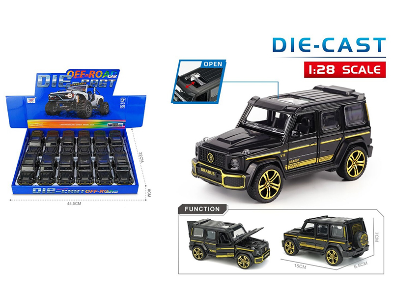 1:28 Pull Back Alloy Five Doors Mercedes-Benz G-Class Car