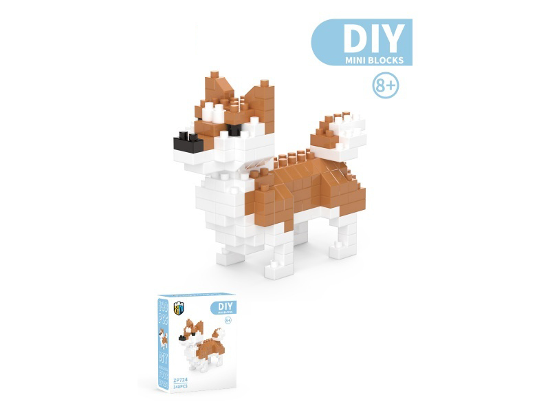 148 PCS Of Shiba Inu Building Blocks