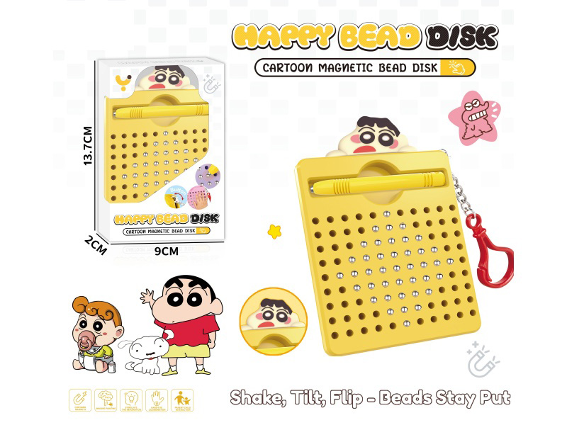 Magnetism Pen Drawing Board/With Buckle (Crayon Shin-Chan) (99 Beads)