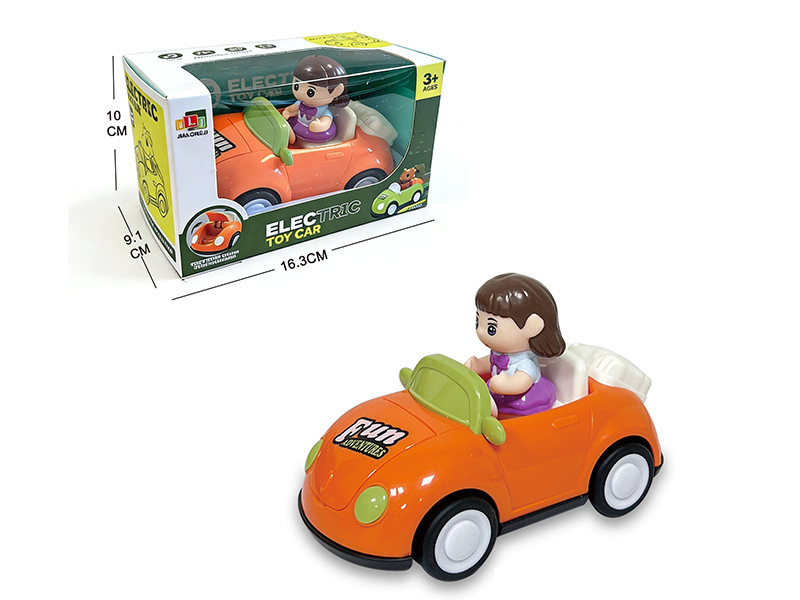 Vinyl Girl Friction Car With Music