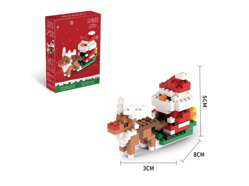 Christmas Series - 178 PCS Of Santa Claus Building Blocks