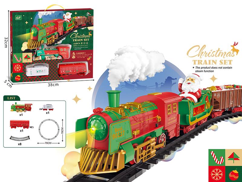 Christmas Rail Train(Christmas Song, Train Sound And Lights)2 Modes Of Driving