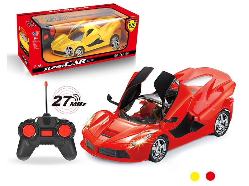 1:18 Ferrari  3 Open Doors Remote Control Car