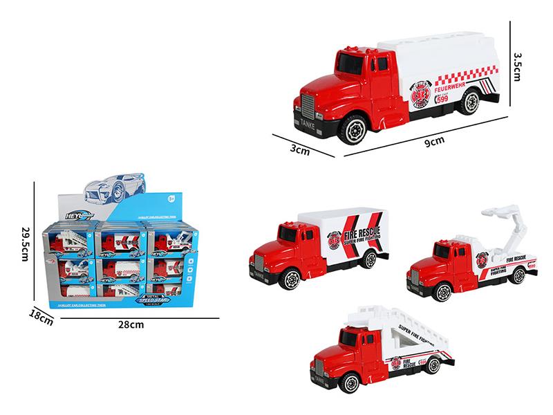 Alloy Free Wheel Cars 36pcs